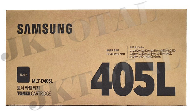 삼성 정품토너 MLT-D405L SL-M3220D/M3330ND/M3520DW, 1개