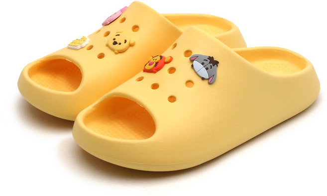 NASSAU 디즈니 아동용 썸썸 위니더푸 메이트 슬리퍼