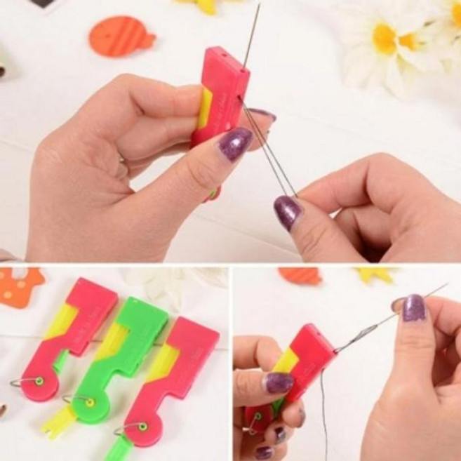 자동 바늘 실 끼우기 헬퍼 실꿰기 자동실끼우기, 끼우기 DC004614