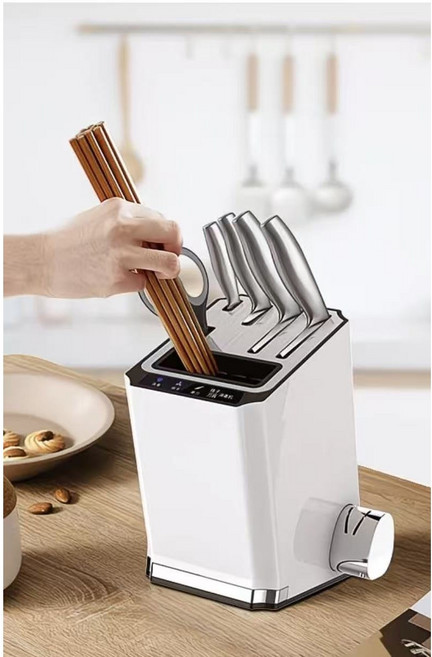 살균수저통 자외선 UV수저통, 1개, 화이트