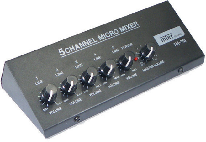 국산 소형 마이크믹서 소형믹서 분배기