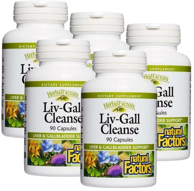 내추럴팩터스 리브갤 클렌즈 캡슐 Natural Factors Liv-Gall Cleanse, 5개 - 쿠팡