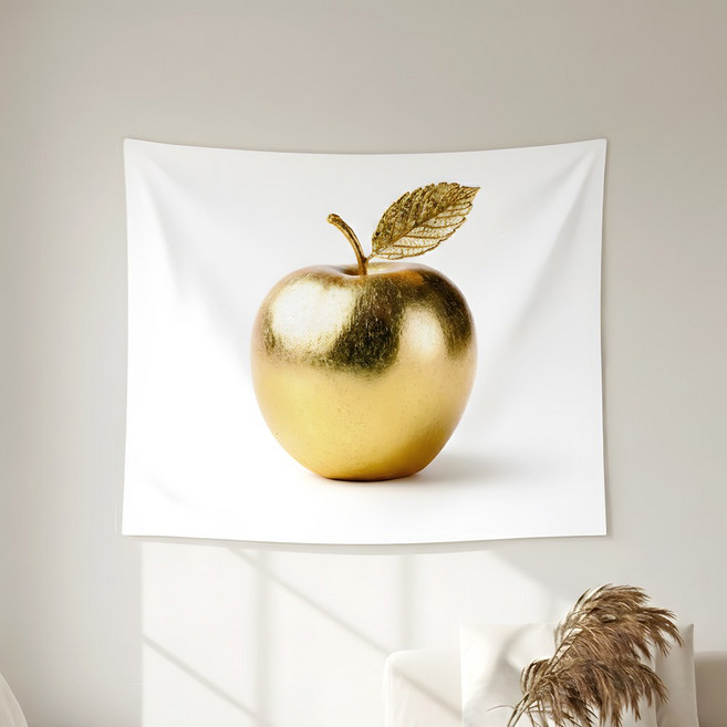 130x150 풍수 패브릭 포스터 태피스트리 대형 장식 집들이 인테리어, 황금사과 스타일