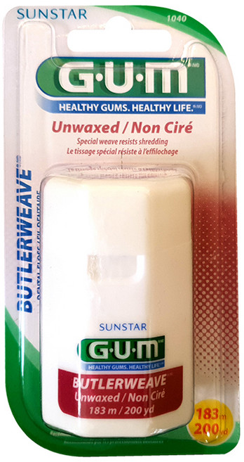 GUM 위브 언왁스 183m 치실 #1040, 1개, 1개입