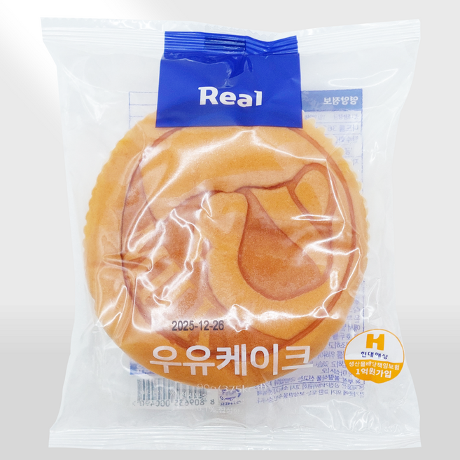 우유케이크 우유빵, 4개, 90g