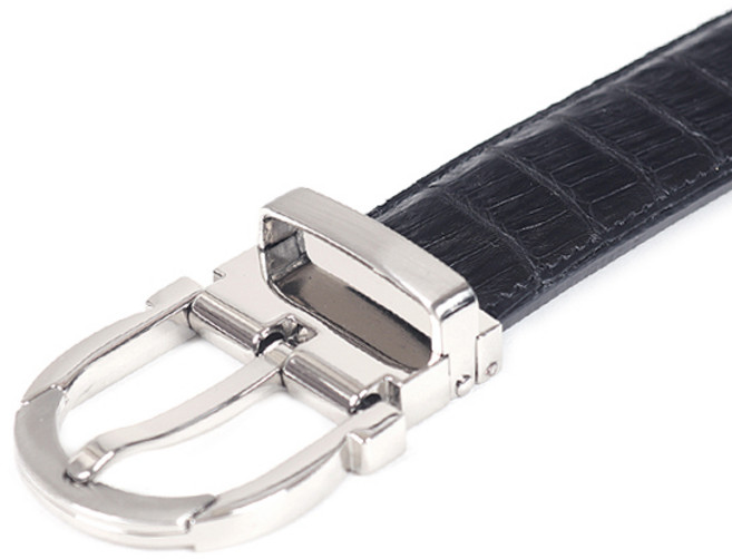 SCOAN 국내제작 천연 악어가죽 정장벨트 캐주얼벨트 5243