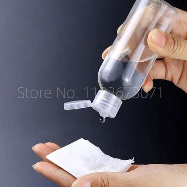 5ml-120ml 명확한 빈 병 플라스틱 휴대용 여행 용기 리필 형 화장품, 01 5ml, 01 20psc