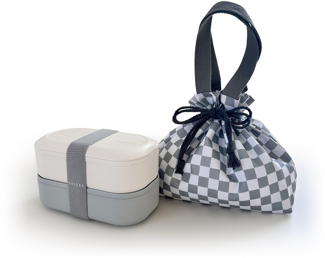 다소다 밤부 도시락통 미니세트, 1세트, 그레이 미니세트
