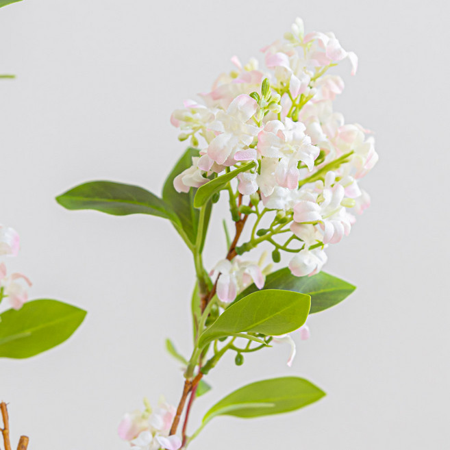 생화같은 아카시아꽃가지 77cm 인테리어 조화 실크플라워 장식 소품 꾸미기, 핑크, 1개