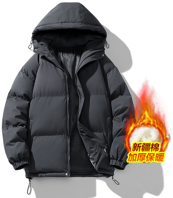 美式男款加厚羽絨棉襖外套冬季防寒保暖