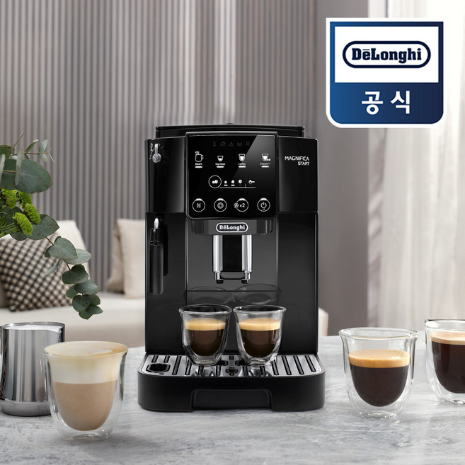 [드롱기] 전자동 커피머신 마그니피카 도피오 KRECAM220.21.BG