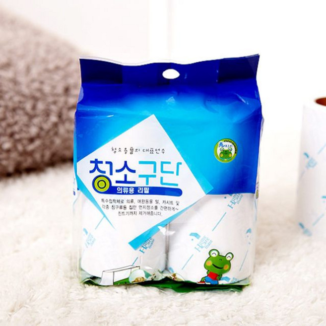 티에스 청소구단 의류용 리필 2P 테이프크리너, 1개