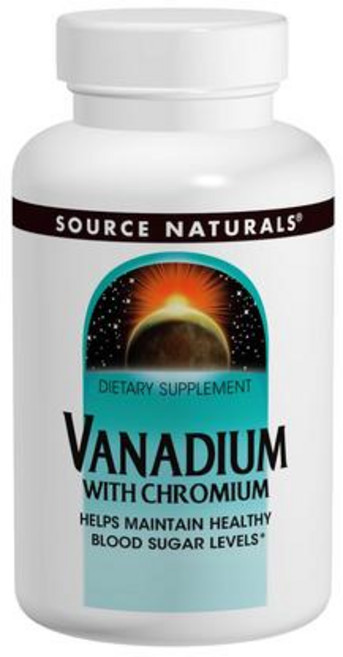 SOURCE NATURALS 釩鉻錠, 180錠, 1個