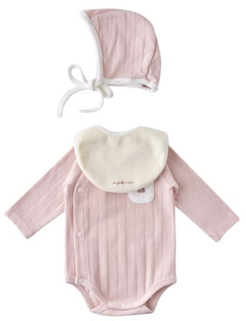 밍크뮤 가볍고 편한 우주복 유아복 PH)리틀마카롱SET바디슈트( 35970-040-03) 따뜻하고 귀여운 출산 선물 백일 돌 설 선물