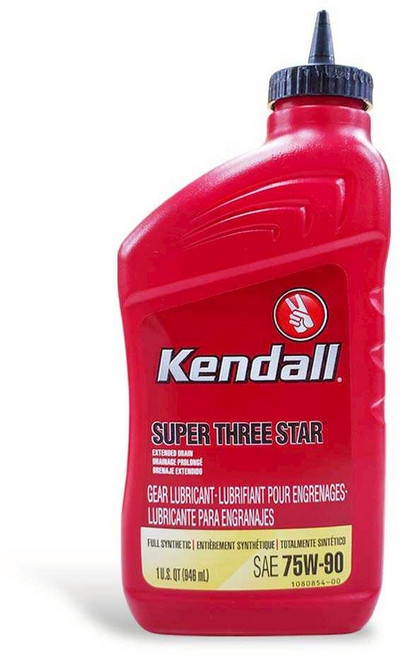 Kendall 全合成齒輪油 卓越潤滑保護, 1個, SUPERTHREESTAR75W90