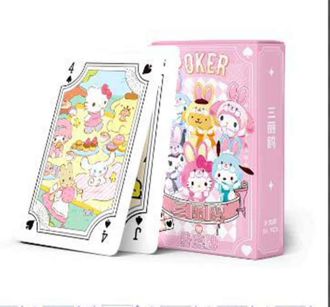 옐상 산리오 트럼프 포토카드 8종, 1팩, 산리오1