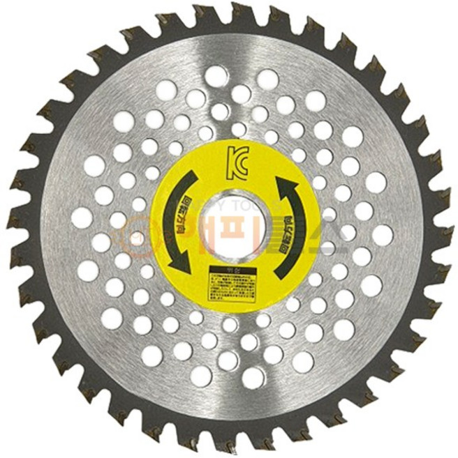 풀베라 예초기 날 255mm 초경합금 칼날 10인치, 1개
