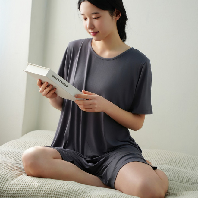 코지데이 여성용 모달 스판 홈웨어 상하의세트