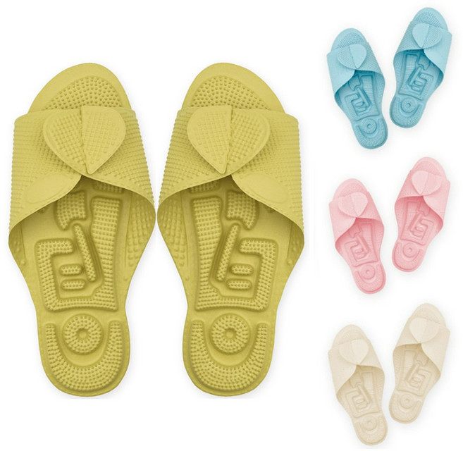 국산 헤라칸 케나프 케냐프 발 발바닥 지압 건강 슬리퍼 실내화