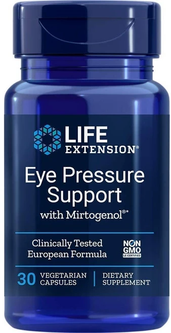 (1+1) 라이프익스텐션 아이 프레셔 서포트 밀토제놀 30캡슐x2개 빌베리 & 피크노제놀, 2개, 30정 - 쿠팡