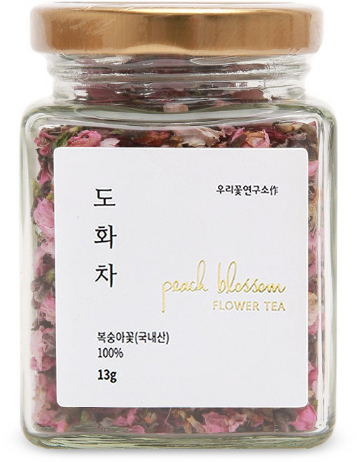 우리꽃연구소 도화차 복숭아꽃차, 13g, 1개입, 1개