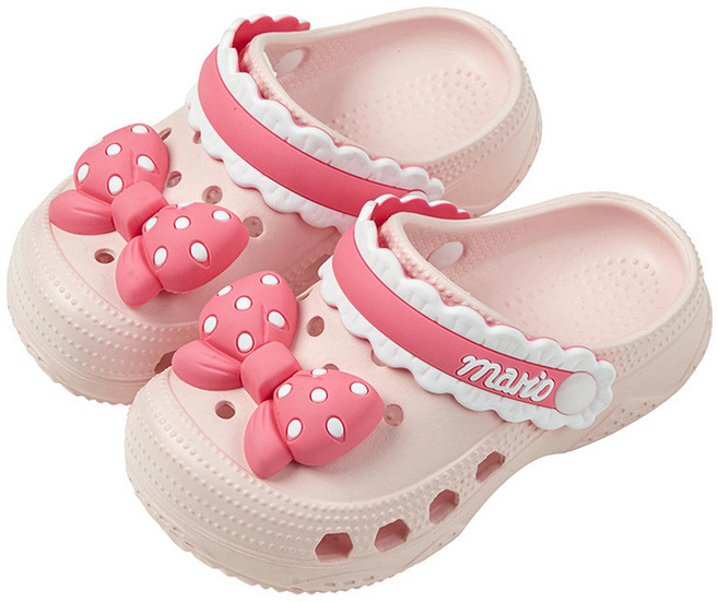 달콩슈 여아용 EVA 리본 샌들 슬리퍼 DKE119