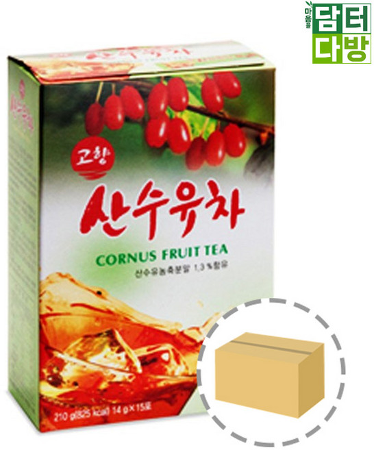 고향 산수유차 15스틱 1BOX (20개입) cha+32138Xy, 280g, 20개입, 1개