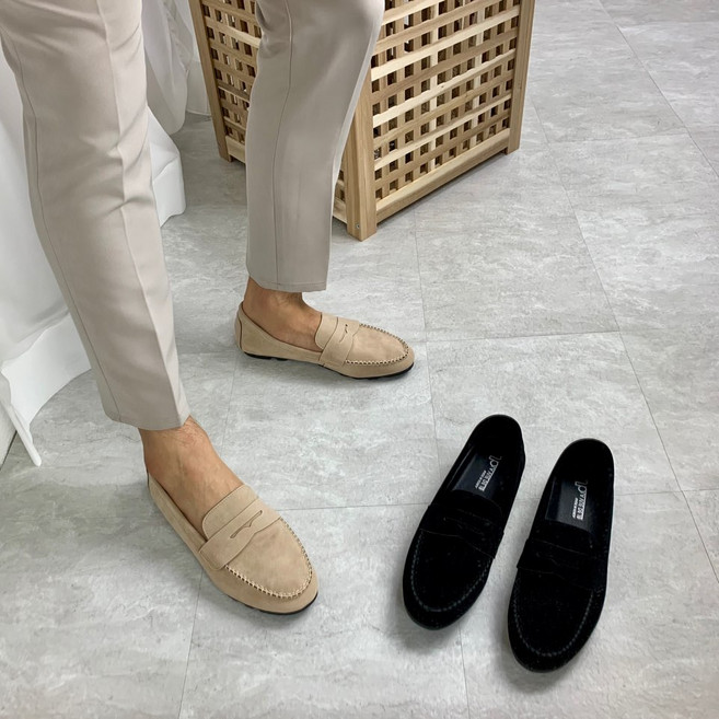 센시노 남자 발편한 스웨이드 드라이빙슈즈 페니로퍼