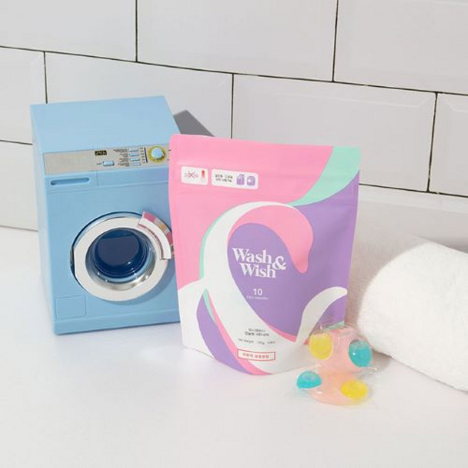 워시앤위시 캡슐세제 10개입, 10개