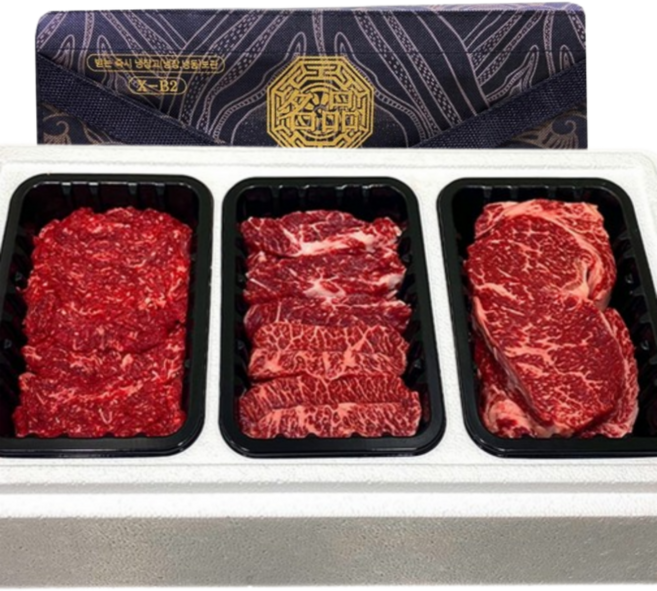 [봄이랑]횡성한우 선물세트 구이용 소고기 명절 선물용 명품 고기세트 꽃등심 채끝 안심 특수부위 설 추석, 2.특선어사품, 1세트