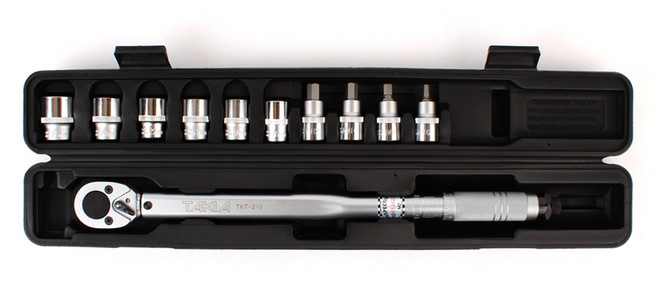 타키아 1/2인치 토크렌치세트 TKT-210 SET (토크범위 42~210Nm), 1세트