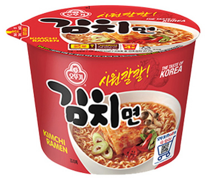 오뚜기 김치면 용기 105g, 1개