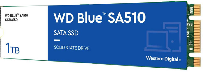 SSD 1TB WD Blue SA510 M.2-2280 SATA WDS100T3B0B-EC 웨스턴 디지털 내장 [국내 정규