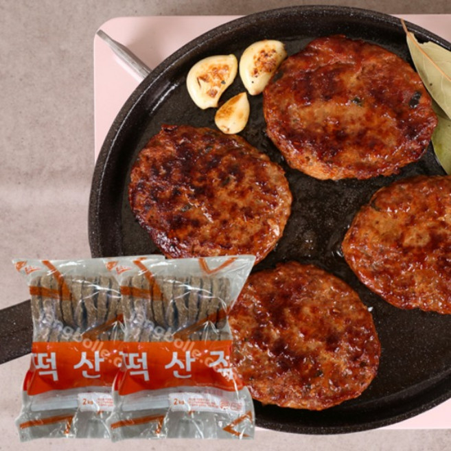 씨밀레 드림애 떡산적 2kg+2kg 세트, 2kg, 1세트