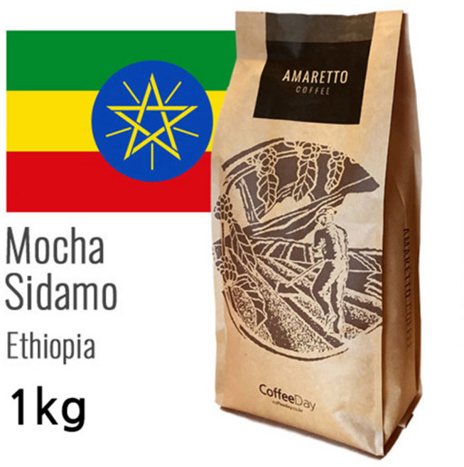 갓볶은원두커피 에디오피아 모카 시다모G2 1kg, 1개, 홀빈(분쇄안함)