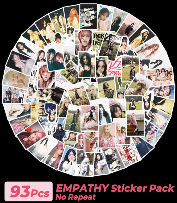 슈어마켓 IVE 아이브 2026신상 앨범 굿즈 스티커 증명사진, One Color, 도무송, EMPATHY