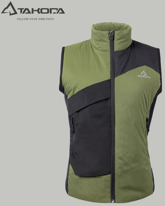TAKODA 輕量防風科技保溫棉登山背心 女款