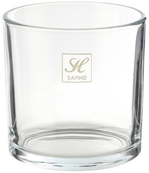 핸드메이크 원형유리병 1010 / 홈카페 홈인테리어 글라스코 원통형 유리화병 고급유리 꽃병 화병, 투명