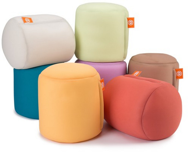 보니타 빈백 풋스툴 TA05 에어메쉬 원형스툴, 제이드(에어메쉬)