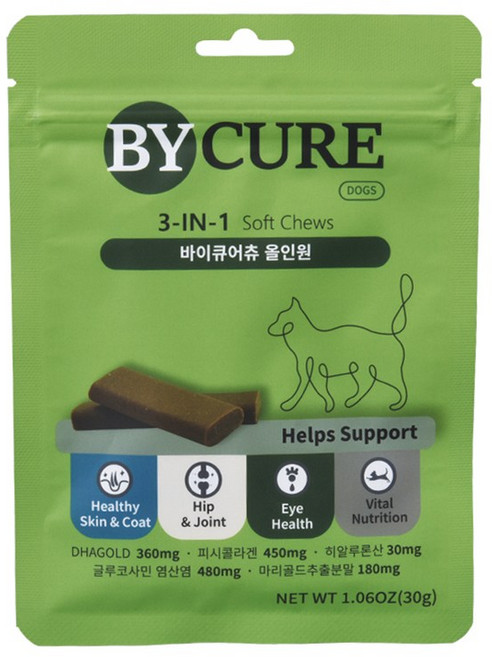 포비 바이큐어츄 강아지영양제, 1개