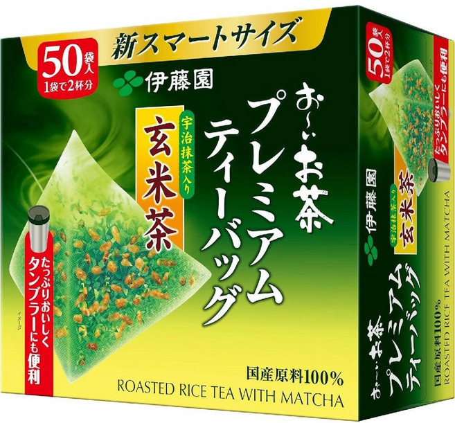 이토엔 오이오차 우지 말차 현미차 2.3g 50개입, 1개