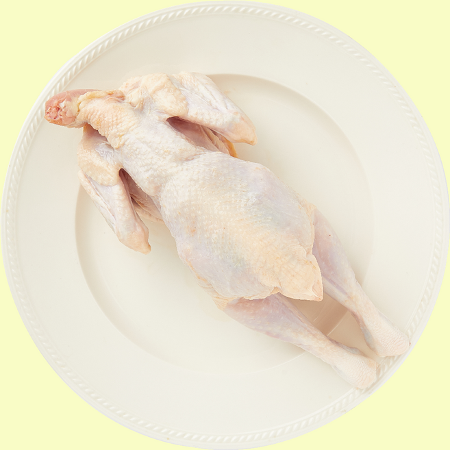 염지 삼계 닭 도매 유통 영계 생닭-50호 25수 대량, 무염지, 1개