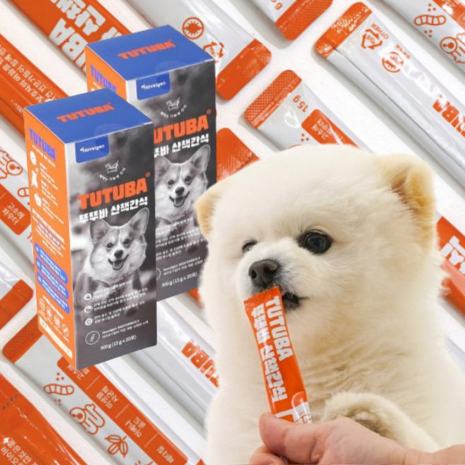 강아지 장염 구토 설사할때 소화불량 종합 영양제 뚜뚜바, 관절+장건강, 2세트