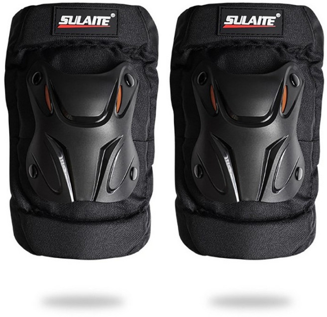 오토바이 무릎 팔꿈치 보호대 바이크 보호장비 자전거 인라인, 무릅 보호대, 1개
