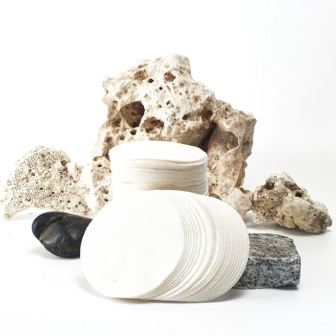 루리코 무표백 목화솜 순면 비건 화장솜 화장패드 리필 원형 순면 얇은 닦토 셀프 토너팩 스킨팩, 1개, 120매입 - 쿠팡