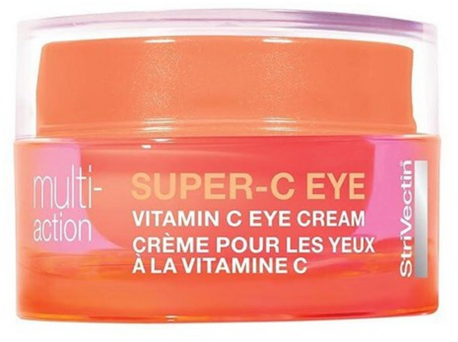 StriVectin Super-C 아이 비타민 C 크림 브라이트닝 및 퍼밍 히알루론산으로 피부 칙칙함 향상 14.5g(0.5온스)