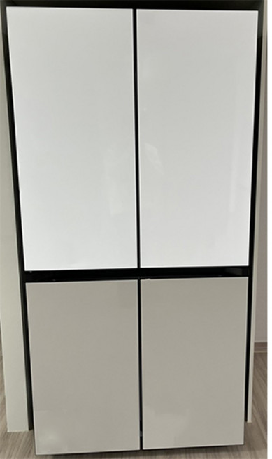 삼성전자 Bespoke AI 하이브리드 키친핏 637L 4도어 냉장고 방문설치, RM70F64R1ZG