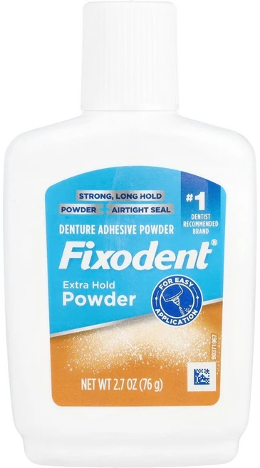 픽소덴트 틀니접착 분말 초강력 76g FXD-74064 - 쿠팡