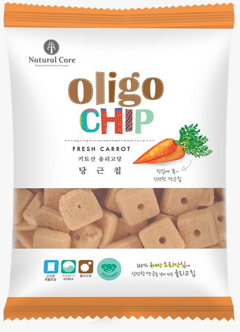 올리고칩 당근칩 45g, 당근, 1개