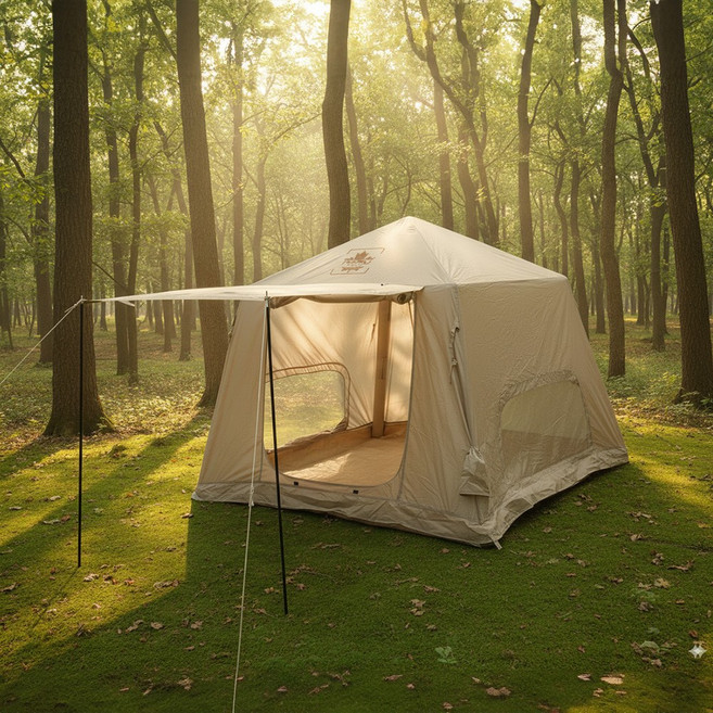 Namu 아웃도어 경량 소형 에어텐트 5.9 옥스포드 210D 방수원단 3-4인용